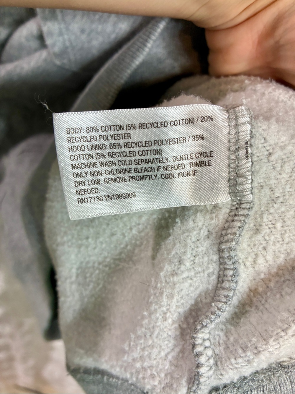 JoyLab Women's Loose Fit Pullover Hoodie Sweatshirt Grey Size Medium - Picture 4 of 6